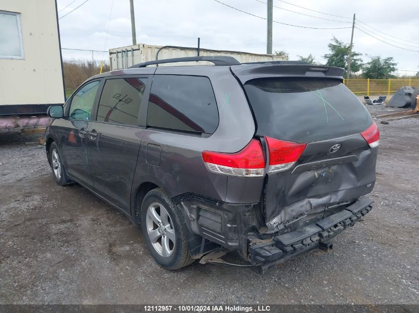 2014 Toyota Sienna VIN: 5TDKK3DC0ES491926 Lot: 12112957