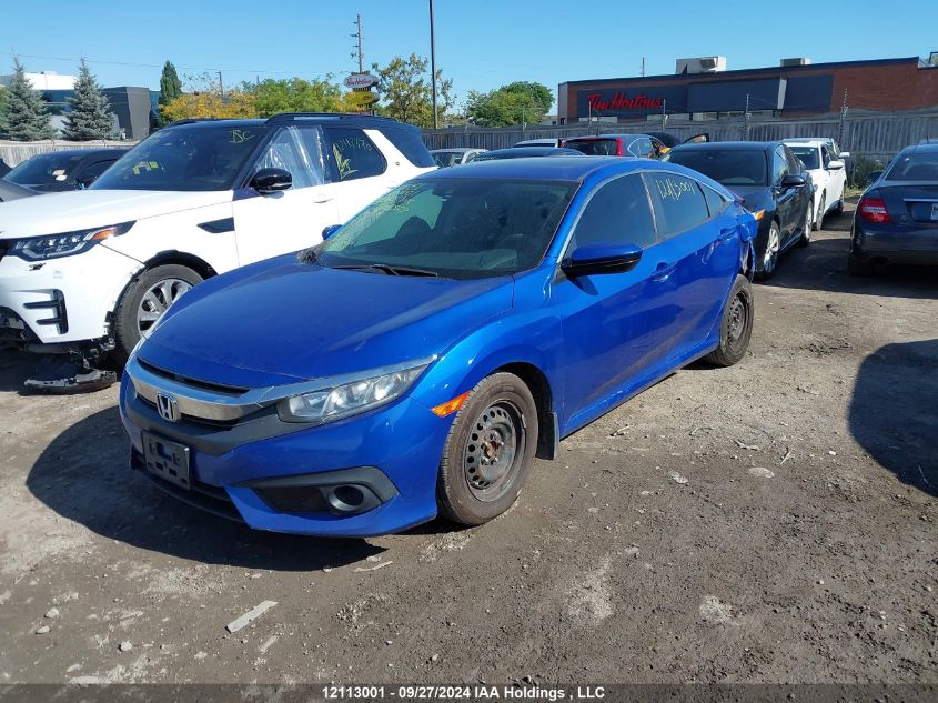 2018 Honda Civic Ex 4Dr VIN: 2HGFC2F81JH008567 Lot: 12113001