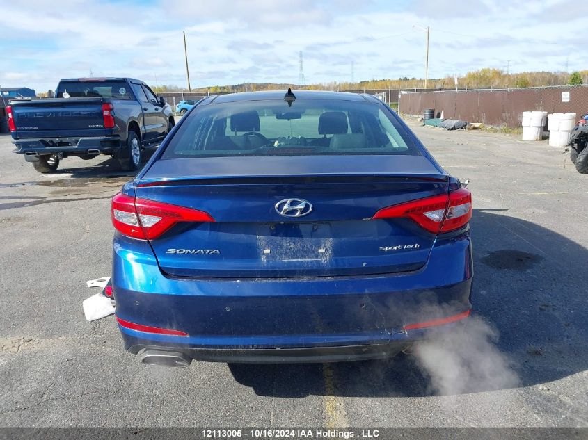 2017 Hyundai Sonata Sport/Limited VIN: 5NPE34AF7HH587951 Lot: 12113005