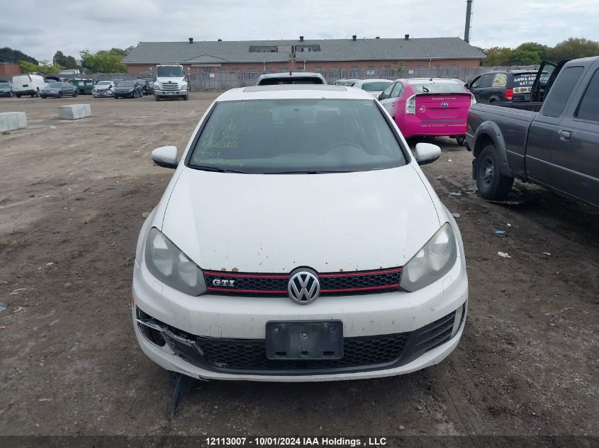 2012 Volkswagen Gti VIN: WVWGV7AJ0CW181019 Lot: 12113007