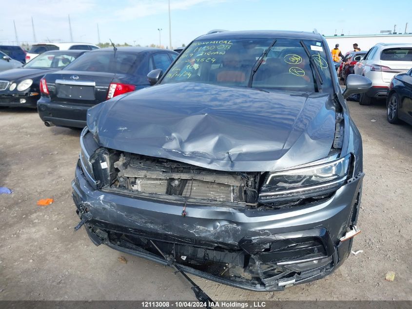 2019 Volkswagen Tiguan VIN: 3VV4B7AX2KM034524 Lot: 12113008