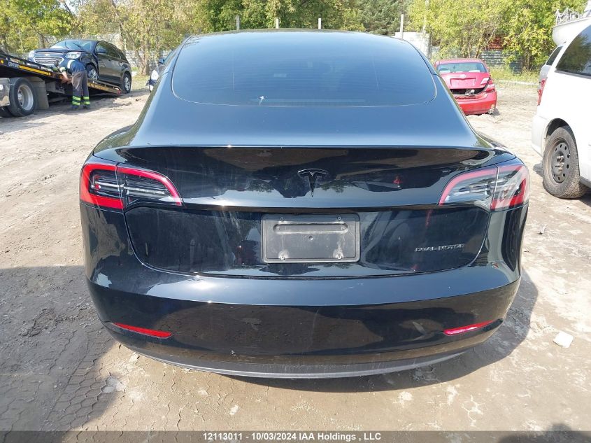 2023 Tesla Model 3 VIN: LRW3E1EB2PC943124 Lot: 12113011