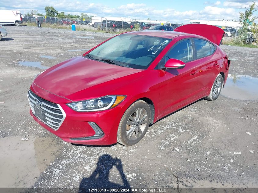 KMHD84LF5JU453683 2018 HYUNDAI ELANTRA - Image 2