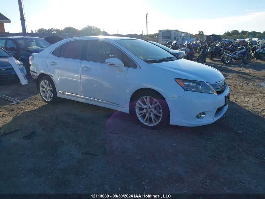 2010 Lexus Hs 250H VIN: JTHBB1BAXA2002423 Lot: 12113039