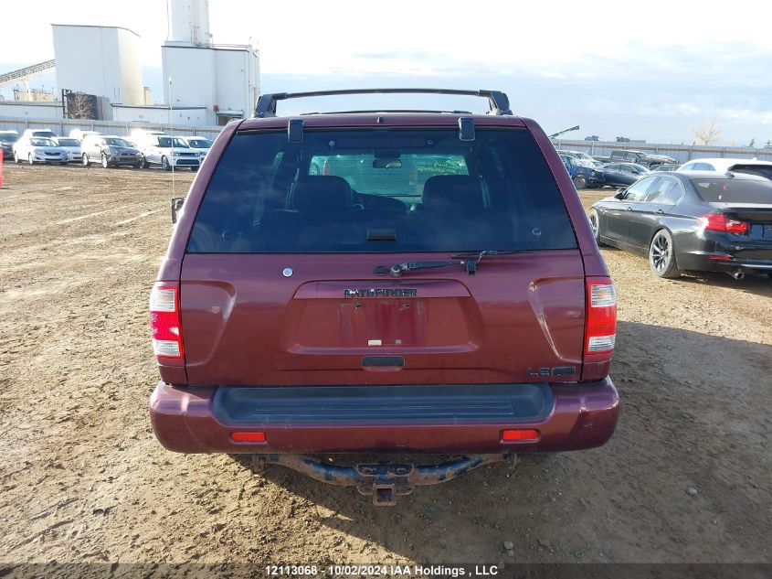 2001 Nissan Pathfinder Le/Se/Xe VIN: JN8DR09Y71W587607 Lot: 12113068