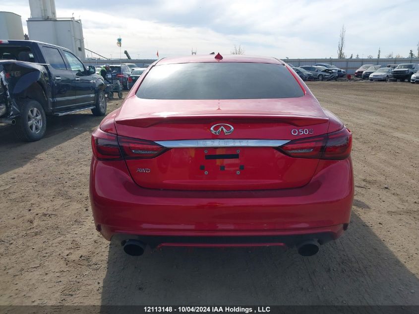 2018 Infiniti Q50 VIN: JN1FV7ARXJM481857 Lot: 12113148