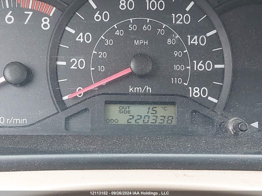 2005 Toyota Corolla VIN: 2T1BR32E25C912103 Lot: 12113152