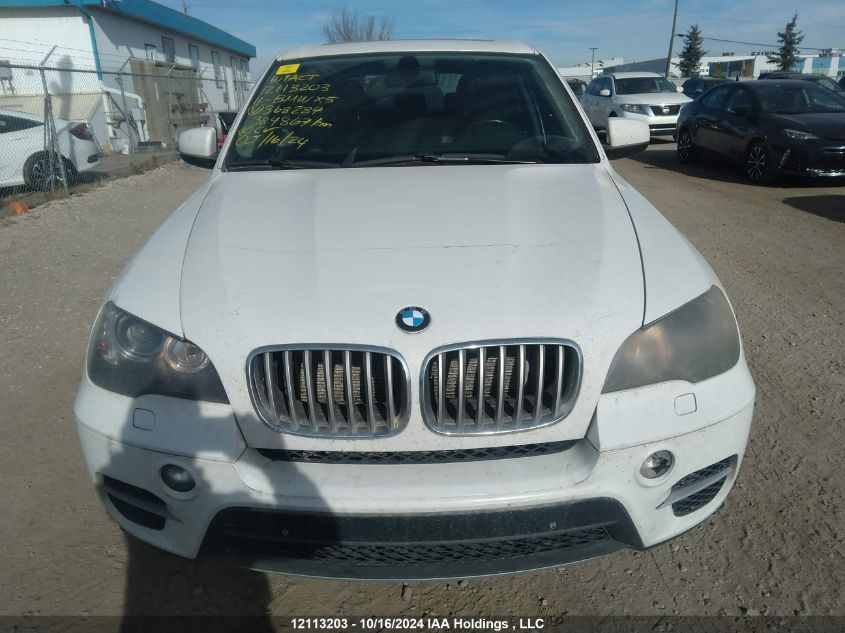 2011 BMW X5 VIN: 5UXZW0C52BL368287 Lot: 12113203