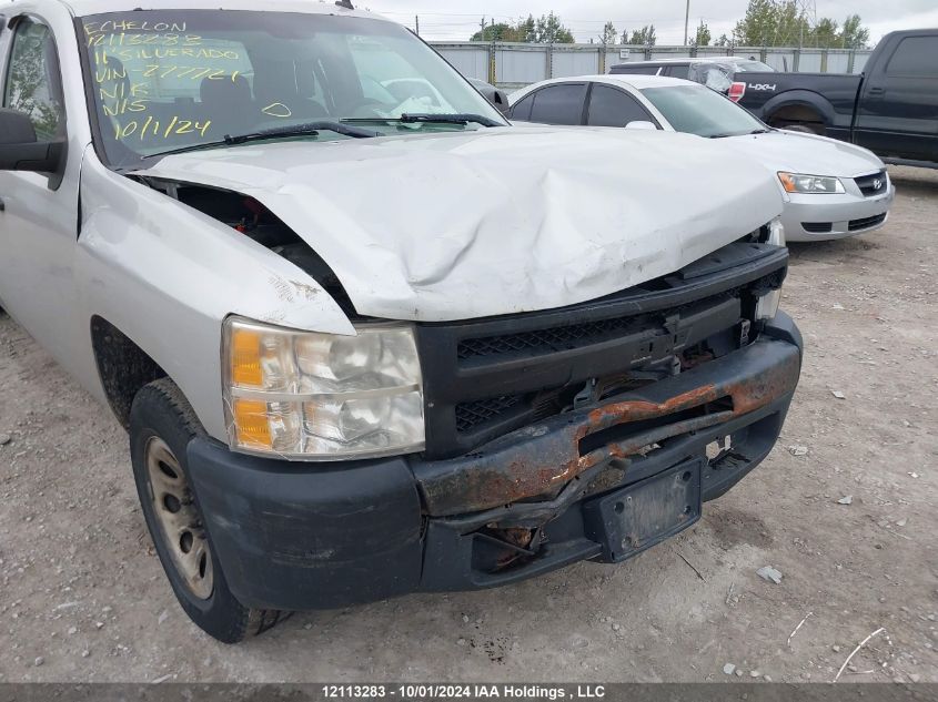 2011 Chevrolet Silverado C1500 VIN: 1GCRCPE06BZ277721 Lot: 12113283