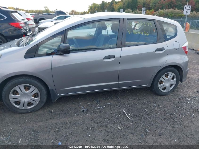 2009 Honda Fit VIN: JHMGE87249S804436 Lot: 12113299