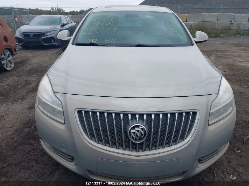 2011 Buick Regal VIN: W04GU5GC1B1010527 Lot: 12113317