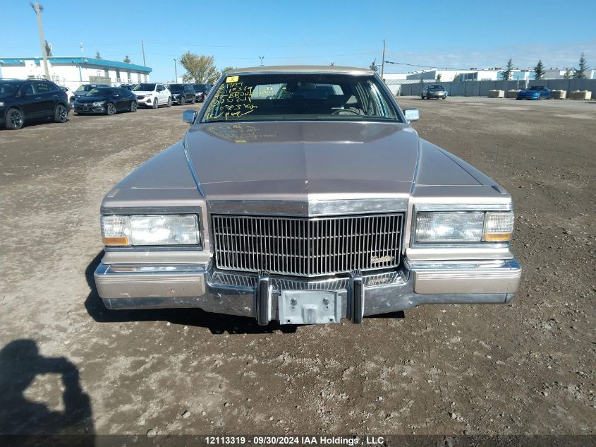 1992 Cadillac Brougham VIN: 1G6DW54E8NR710241 Lot: 12113319