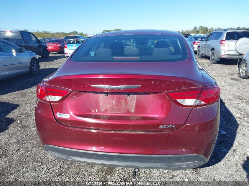 1C3CCCFB4FN629534 2015 Chrysler 200 Lx