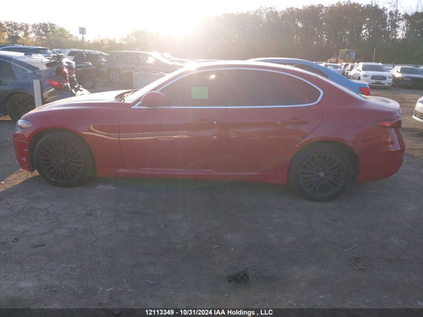 2017 Alfa Romeo Giulia Ti VIN: ZARFAEEN5H7561604 Lot: 12113349