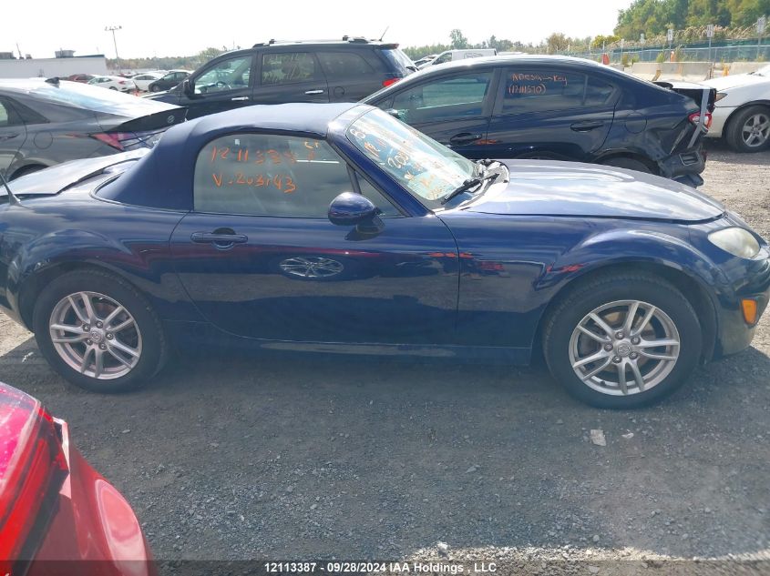 2009 Mazda Miata VIN: JM1NC25F190203143 Lot: 12113387