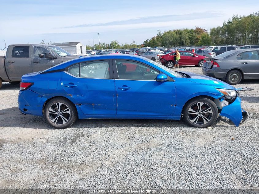 2020 Nissan Sentra Sv VIN: 3N1AB8CV9LY275741 Lot: 12113398