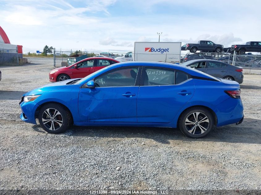 2020 Nissan Sentra Sv VIN: 3N1AB8CV9LY275741 Lot: 12113398