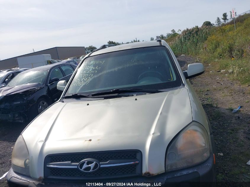 2008 Hyundai Tucson VIN: KM8JM12D58U837079 Lot: 12113404