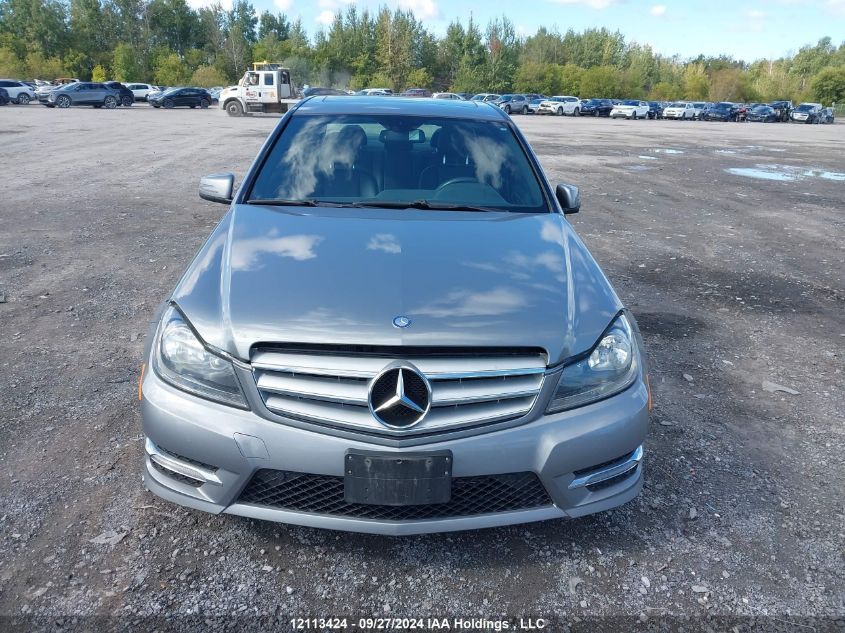 2013 Mercedes-Benz C-Class VIN: WDDGF8AB8DG101155 Lot: 12113424