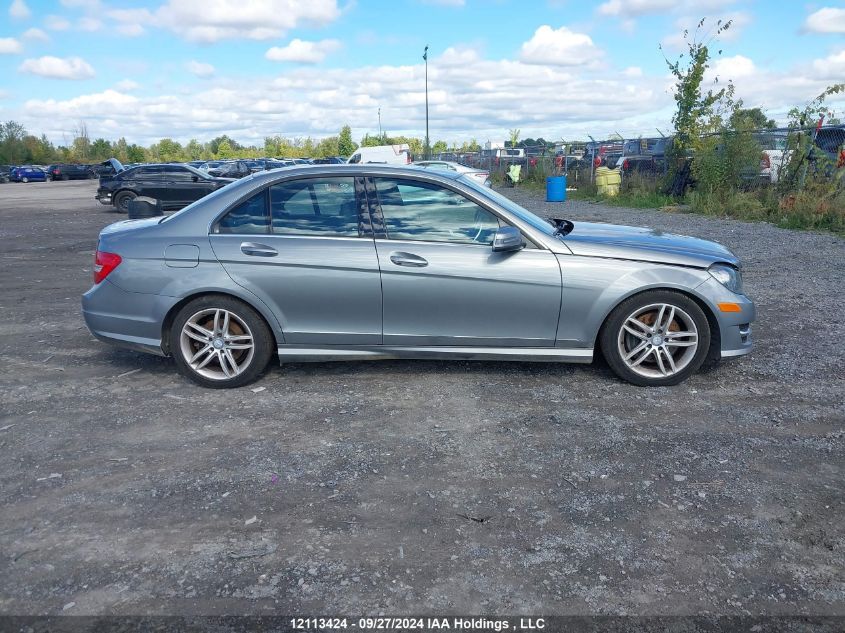 2013 Mercedes-Benz C-Class VIN: WDDGF8AB8DG101155 Lot: 12113424