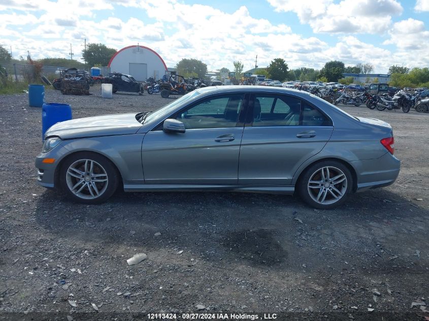 2013 Mercedes-Benz C-Class VIN: WDDGF8AB8DG101155 Lot: 12113424