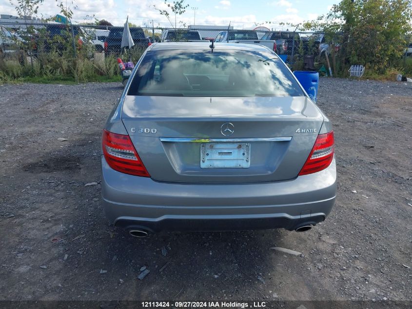 2013 Mercedes-Benz C-Class VIN: WDDGF8AB8DG101155 Lot: 12113424