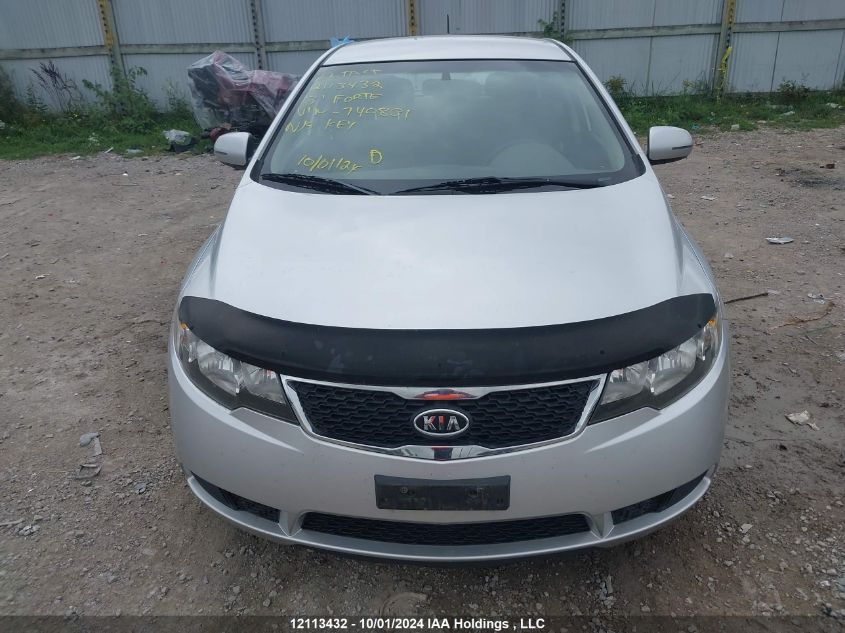 KNAFU5A22D5740831 2013 Kia Forte