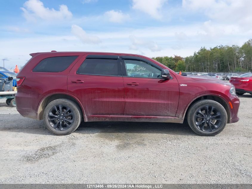 2022 Dodge Durango Gt VIN: 1C4RDJDG4NC197169 Lot: 12113456