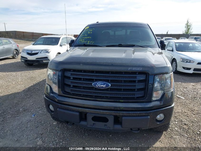 2014 Ford F150 Supercrew VIN: 1FTFW1EF9EFC55763 Lot: 12113498