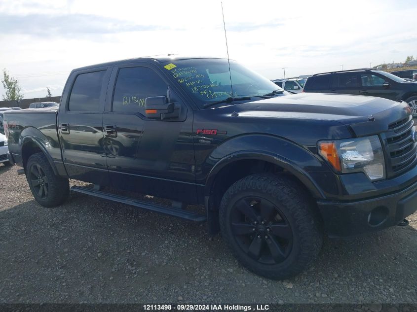 2014 Ford F150 Supercrew VIN: 1FTFW1EF9EFC55763 Lot: 12113498