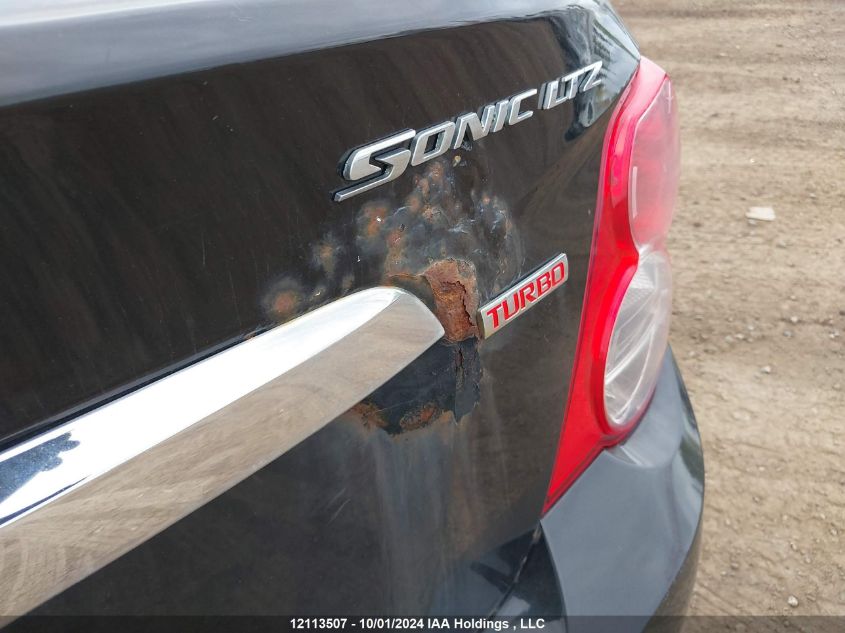 2012 Chevrolet Sonic 2Lz VIN: 1G1JE5SB9C4194910 Lot: 12113507