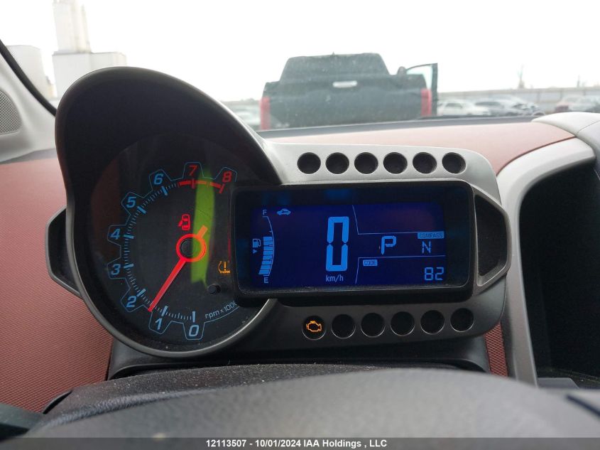 2012 Chevrolet Sonic 2Lz VIN: 1G1JE5SB9C4194910 Lot: 12113507