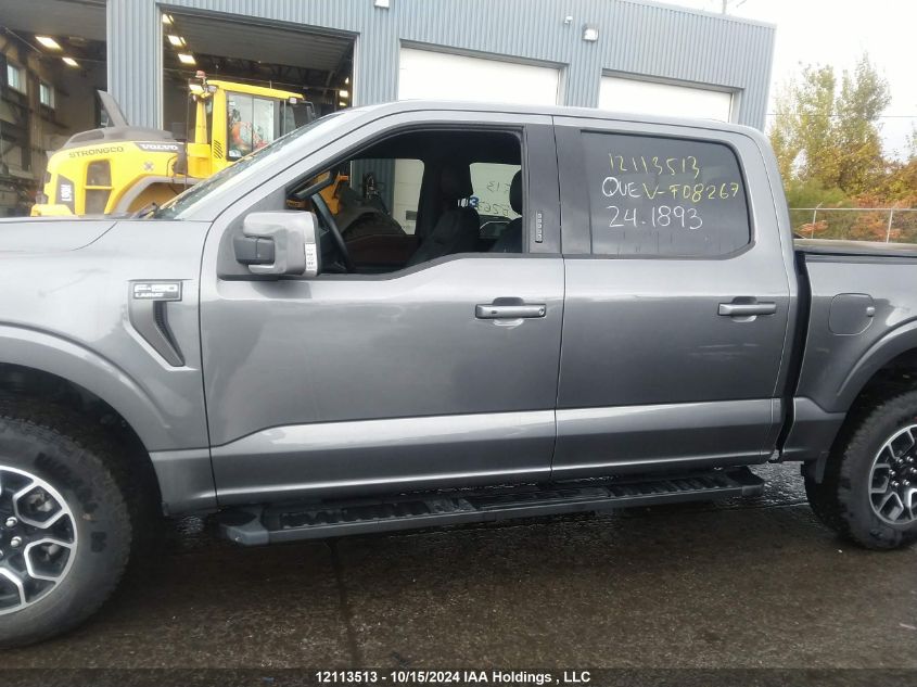 2023 Ford F-150 Lariat VIN: 1FTEW1EP5PKF08267 Lot: 12113513