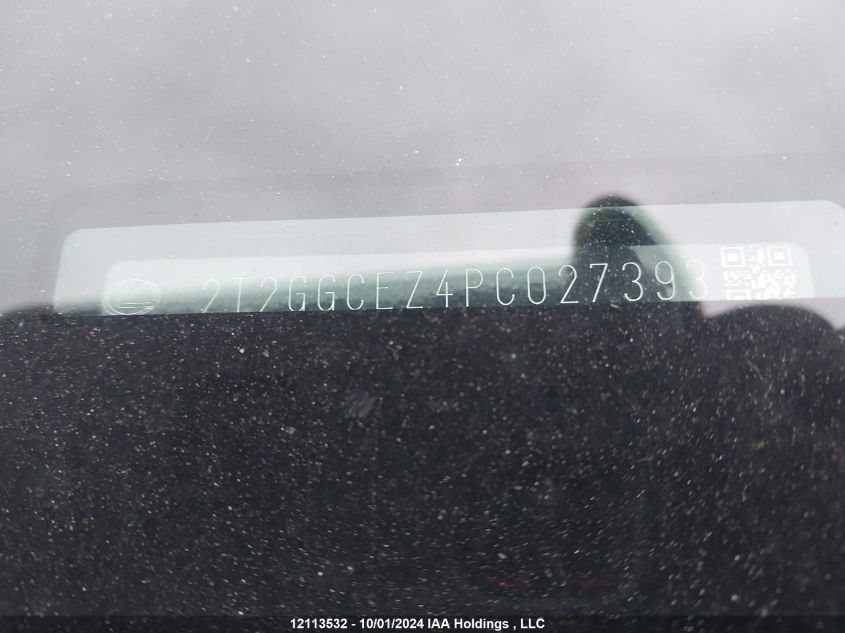 2023 Lexus Nx 350 VIN: 2T2GGCEZ4PC027393 Lot: 12113532