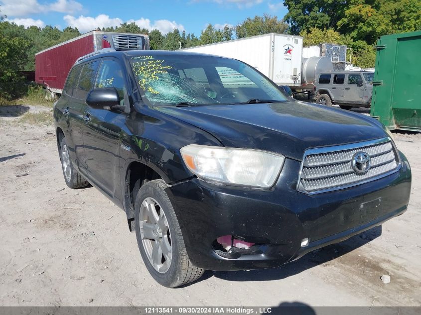 2009 Toyota Highlander Hybrid Hybrid VIN: JTEEW41A292036742 Lot: 12113541