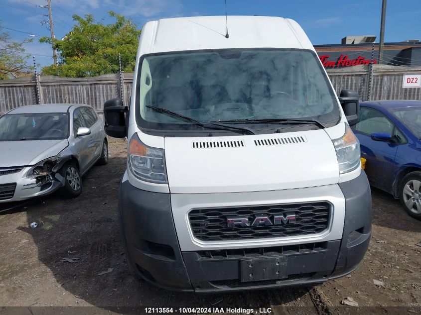 2019 Ram Promaster 2500 2500 High VIN: 3C6TRVCG9KE545592 Lot: 12113554