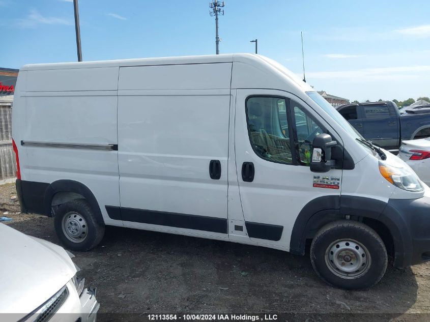 2019 Ram Promaster 2500 2500 High VIN: 3C6TRVCG9KE545592 Lot: 12113554