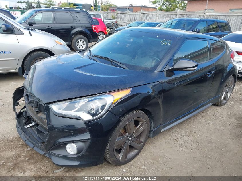 KMHTC6AE4EU203342 2014 Hyundai Veloster Turbo