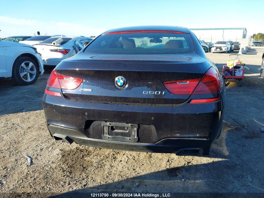 2013 BMW 650 Xi VIN: WBA6B4C57DD098149 Lot: 12113750