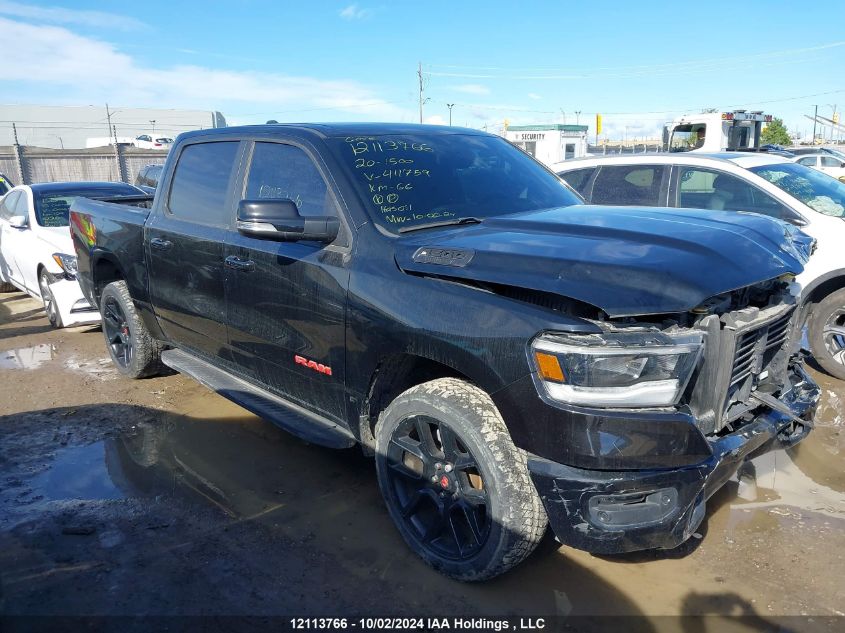 2020 Ram 1500 Rebel VIN: 1C6SRFLT2LN411759 Lot: 12113766