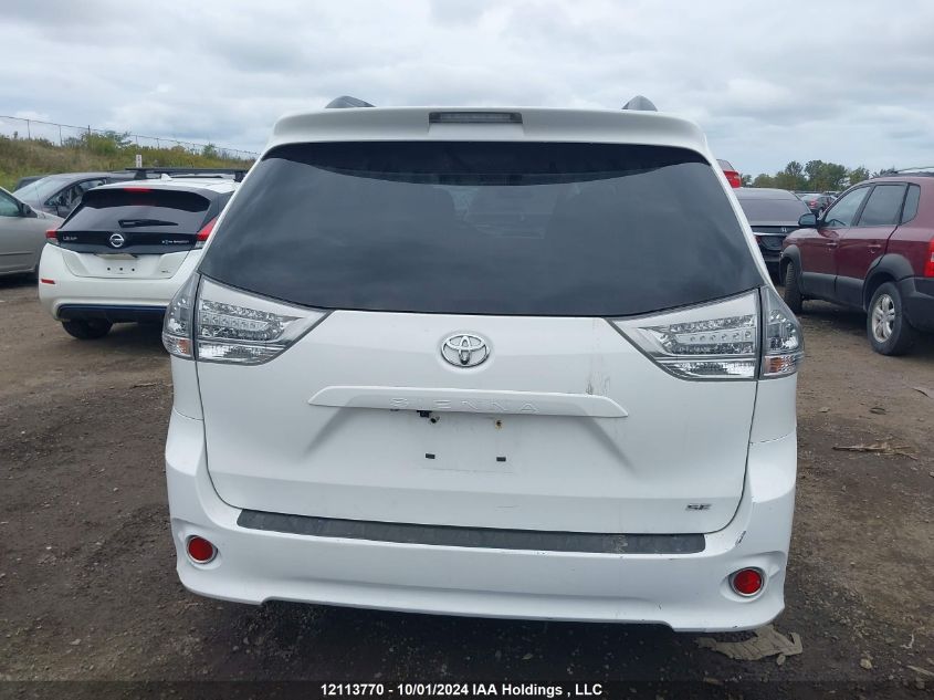 5TDXK3DC3BS093384 2011 Toyota Sienna Se 8 Passenger