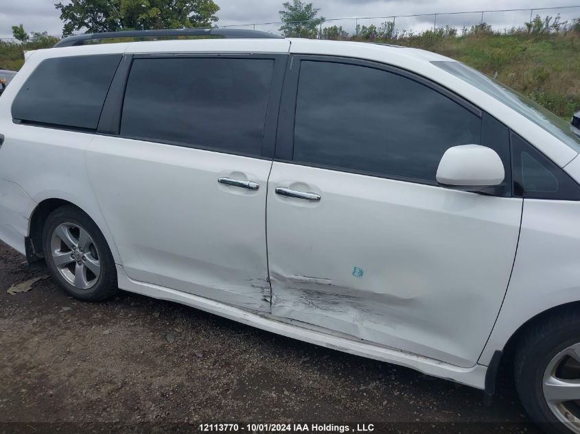 5TDXK3DC3BS093384 2011 Toyota Sienna Se 8 Passenger