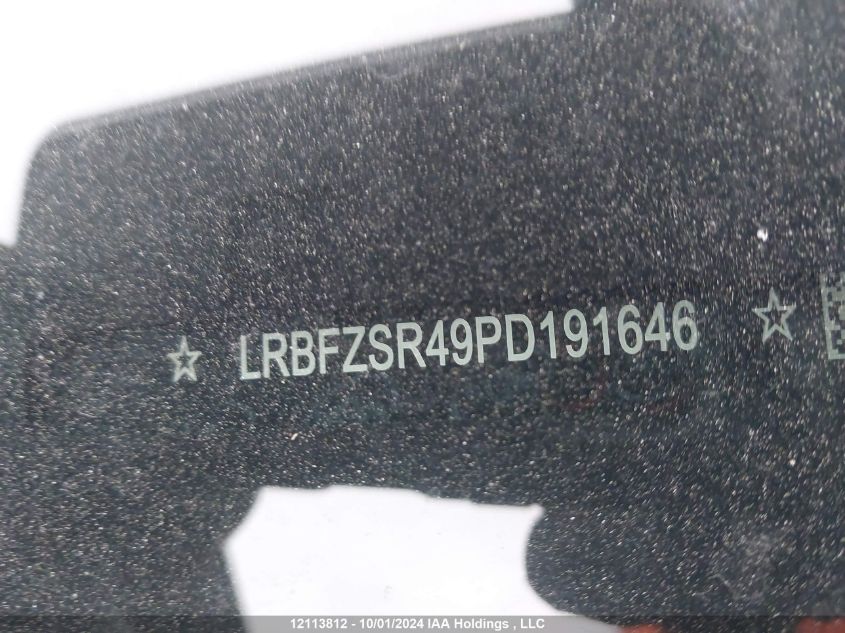 2023 Buick Envision VIN: LRBFZSR49PD191646 Lot: 12113812