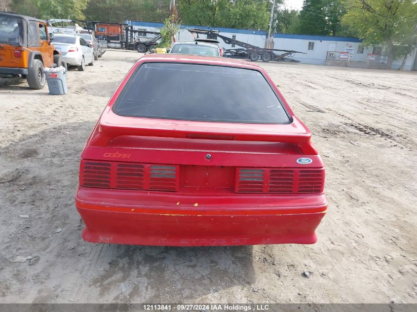 1989 Ford Mustang VIN: 1FABP42E6KF152892 Lot: 12113841