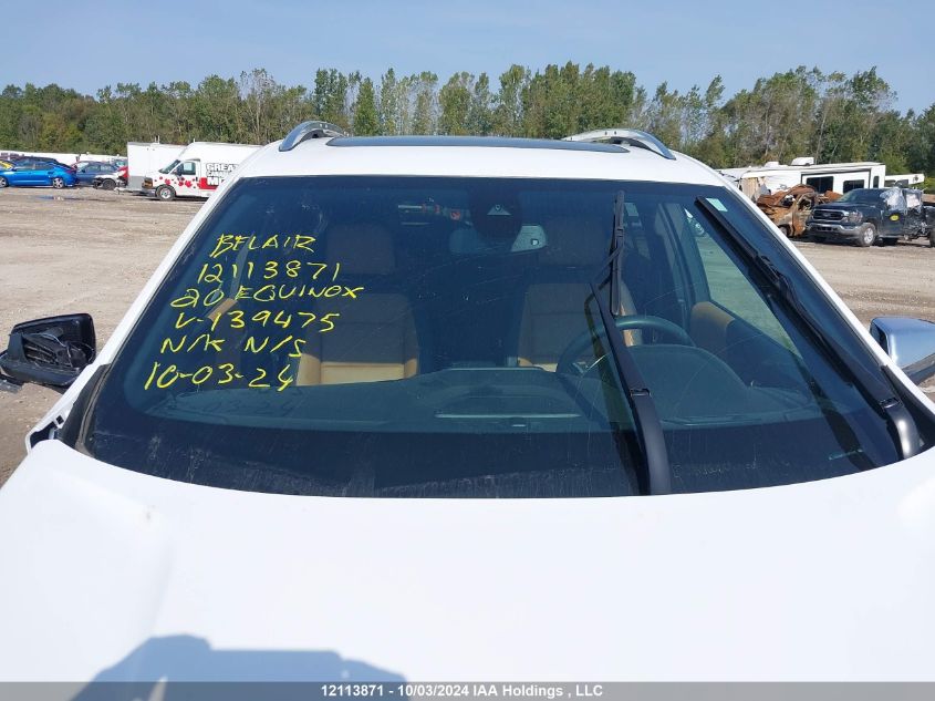 2020 Chevrolet Equinox VIN: 2GNAXXEV5L6139475 Lot: 12113871