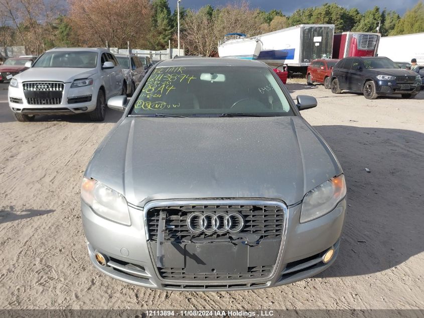 2008 Audi A4 VIN: WAUDF68E98A034251 Lot: 12113894