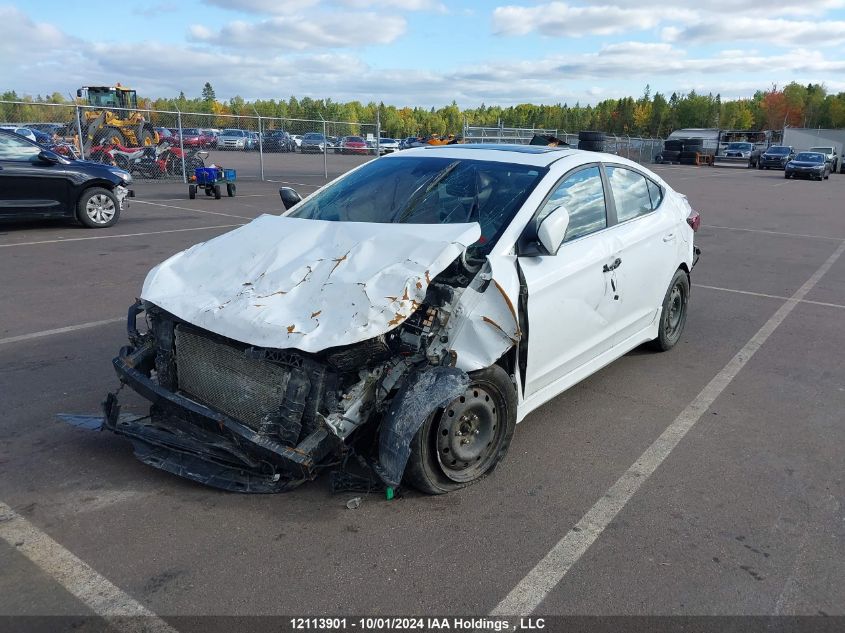 2019 Hyundai Elantra Sport VIN: KMHD04LB0KU824612 Lot: 12113901