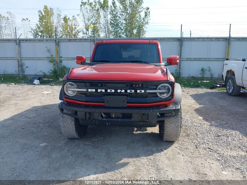 2022 Ford Bronco Outer Banks VIN: 1FMEE5DP1NLB89058 Lot: 12113927