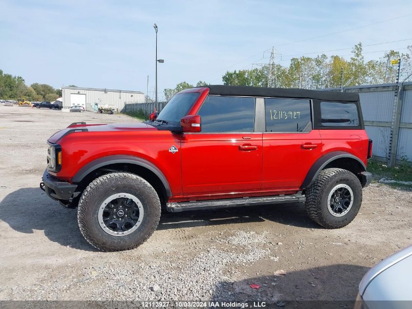 2022 Ford Bronco Outer Banks VIN: 1FMEE5DP1NLB89058 Lot: 12113927