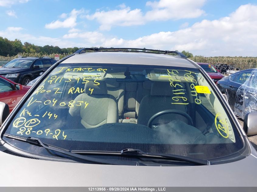 2007 Toyota Rav4 VIN: JTMBD33V976040834 Lot: 12113955